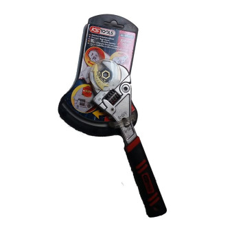 KS TOOLS LLAVE INGLESA + CARRACA