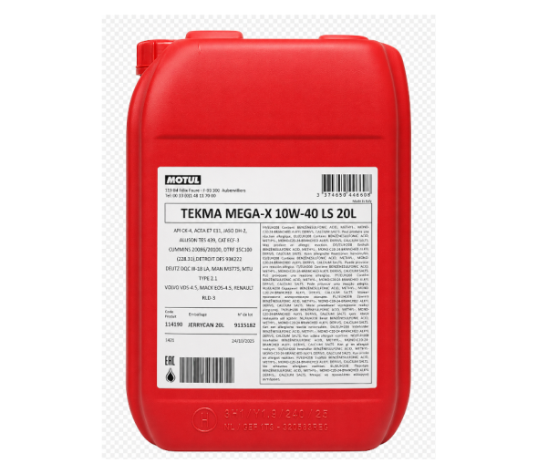 MOTUL TEKMA MEGA X 10W40 LS