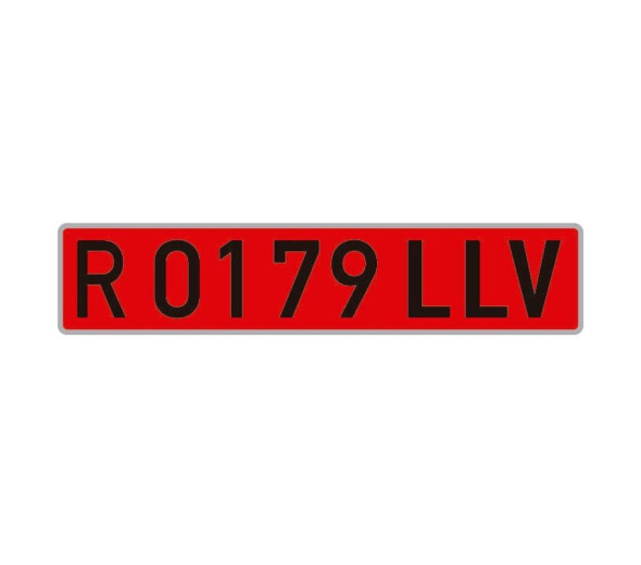 Comprar placa homologada remolque/semi-remolque| Compralubricantes.com